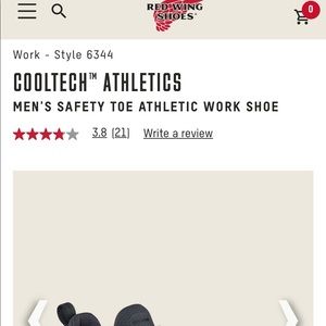 Men’s size 13 Red Wing hard toe work shoes